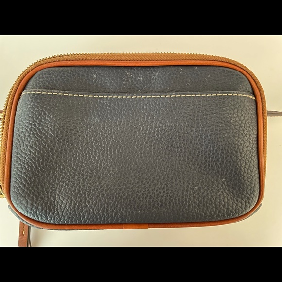 Dooney and Bourke Navy Pebble Leather Crossbody - Picture 2 of 9